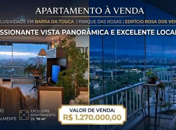 Apartamento de 2 quartos, Rio de Janeiro · Barra da Tijuca|Parque das Rosas: Apartamento 2 quartos 1 suite, andar alto, reformado.