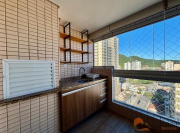 Apartamento de 2 quartos, Praia Grande · Apartamento Porteira Fechada com 2 Suítes, Varanda Gourmet no Canto do Forte - Praia Grande/SP