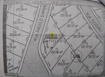 Terreno · Vendo lote com 318,89m² no residêncial Parque dos Jacarandas