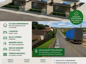 Casa · 195m² · 3 Quartos · 1 Vaga · CASAS NOVAS Á VENDA / ALMIRANTE TAMANDARÉ - PR