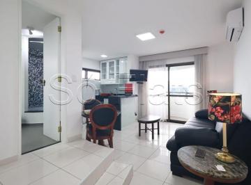 Apartamento · 48m² · 1 Quarto · 1 Vaga · Flat disponível para locação próximo a Av Nove de Julho, Av Paulista e a FGV.