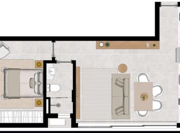 Apartamento · 47m² · 1 Quarto · Apartamento em Ingleses do Rio Vermelho, Florianópolis/SC de 47m² 1 quartos à venda por R$ 548.000,0