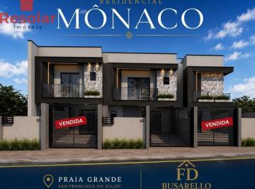 Casa · 93m² · 3 Quartos · 1 Vaga · ÚLTIMA UNIDADE! Geminado com 03 quartos sendo 01 suíte na Praia Grande em São Francisco do Sul/SC