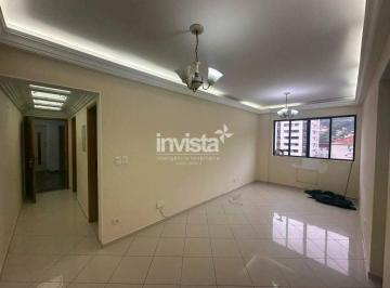 Apartamento · 120m² · 3 Quartos · 1 Vaga · Aluguel: Apartamento 120m² - 3 dormitórios no Marapé - Santos/SP