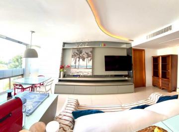 Apartamento · 115m² · 2 Quartos · 3 Vagas · Apartamento com 2 suítes + escritório à venda na Orla da Barra da Tijuca, Rio de Janeiro - R$ 1.800.