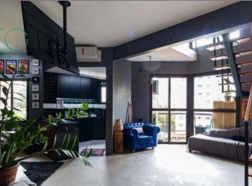 5b292b1102756477d2100532efe0cfdfe27a6112 · Apartamento Duplex com 1 dormitório à venda, 80 m² por R$ 480.000,00 - Jardim Ampliação - São Paulo/