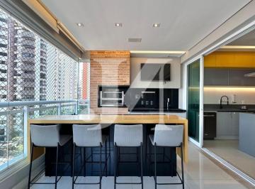 Apartamento · 171m² · 2 Quartos · 4 Vagas · Condomínio Edifício Maria Montessori - Apartamento Alto Padrão de 171m², 2 Dormitórios com 2 Suítes