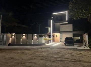 Fachada · Sobrado com 5 dormitórios à venda, 465 m² por R$ 7.900.000,00 - Riviera de São Lourenço - Bertioga/S