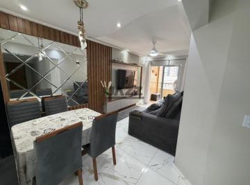 Apartamento · 74m² · 2 Quartos · 1 Vaga · Apartamento Mobiliado a 300 Metros da Praia na Guilhermina
