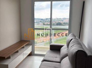 Apartamento · 51m² · 2 Quartos · 2 Vagas · Apartamento mobiliado para locação no Edifício Villa Helvetia em Indaiatuba/SP