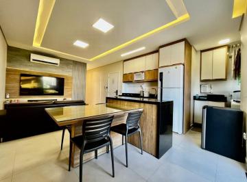 Apartamento · 75m² · 3 Quartos · 1 Vaga · Apartamento Localizado na Praia de Palmas, Finamente Mobiliado a 50m da Praia co