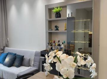 Apartamento · 61m² · 2 Quartos · 1 Vaga · Seu Novo Lar dos Sonhos: Apartamento Alto Padrão Mobiliado com Suíte, Churrasque