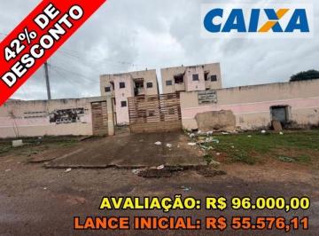 Apartamento de 2 quartos, Águas Lindas de Goiás · Apartamento com 52,97m² de área privada - Cond. Residencial Dom Gabriel - Águas Lindas de Goiás/GO