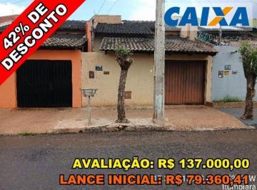 Casa de 2 quartos, Itumbiara · Casa com 84m² de área de terreno e 49,38m² de área privada - Itumbiara/GO