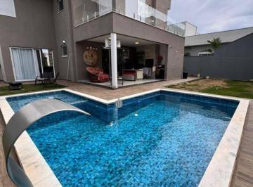 Casa · 300m² · 3 Quartos · 4 Vagas · MARAVIKLHOSO SOBRADO ALPHAVILLLE 3 SUITE AREA GOUMET