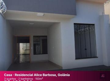 Casa · 107m² · 3 Quartos · 2 Vagas · Casa à Venda - Setor Alice Barbosa | Goiânia - GO