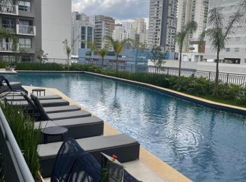 Apartamento de 1 quarto, São Paulo · Apartamento mobiliado para locação com varanda, ar-condicionado e vista livre