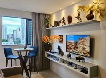 Apartamento · 31m² · 1 Quarto · 1 Vaga · Vendo Flat Mobiliado em Boa Viagem