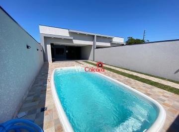 Casa · 135m² · 3 Quartos · 2 Vagas · Casa nova com 3 quartos e piscina à venda