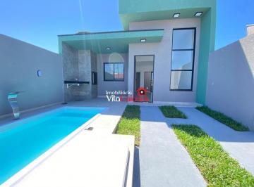 Casa · 54m² · 2 Quartos · 3 Vagas · Casa com piscina a 2 quadras do mar em Matinhos