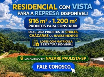 Terreno , Nazaré Paulista · Terreno de 1.200 metros com escritura individual
