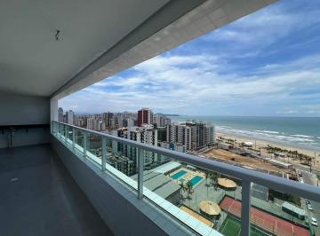 Apartamento · 115m² · 3 Quartos · 2 Vagas · Apartamento VISTA MAR com 3 dormitórios à venda, 115 m² por R$ 874.000 - Ocian - Praia Grande/SP