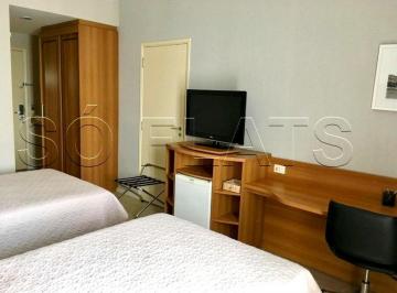 Apartamento · 26m² · 1 Quarto · 1 Vaga · Flat em Indianópolis, São Paulo/SP de 26m² 1 quartos para locação R$ 2.682,00/mes