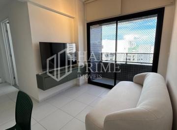 Apartamento · 44m² · 2 Quartos · 1 Vaga · Apartamento mobiliado para locação no Flow Boa Viagem com 2 quartos e lazer completo em Recife
