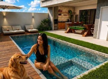 3127cb25aafbccbd53386b1e732f76cc20610ca0 · Sobrado com 3 suítes à venda, 391 m² por R$ 4.300.000 - Condomínio Sunset - Sorocaba/SP