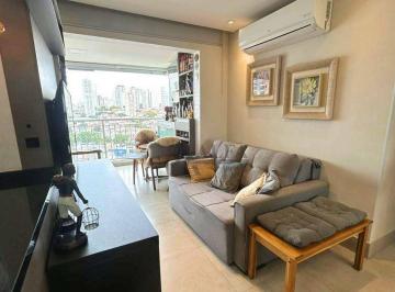 Sala de Estar · ** Class Anália Franco - I M P E R D Í V E L - Maravilhoso apartamento c/ varanda gourmet **
