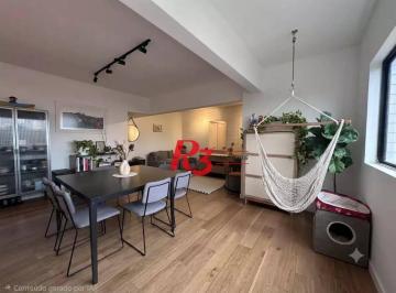 ed4f948defd5413d25504ea2642e4a1b03e199d9 · Apartamento com 2 dormitórios para alugar, 96 m² por R$ 4.500,00/mês - Aparecida - Santos/SP