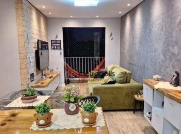 Sala · Apartamento com 2 dormitórios à venda, 70 m² por R$ 586.000,00 - Jardim Borborema - São Bernardo do