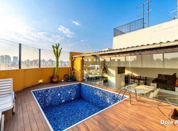 Apartamento · 160m² · 3 Quartos · 2 Vagas · Cobertura à venda com 185m², 3 quartos e 2 vagas na Vila Gumercindo - SP, próxim