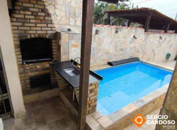 Casa · 60m² · 2 Quartos · 1 Vaga · SOBREPOSTA 2 QUARTOS SUÍTE PISCINA AQUECIDA E CHURRASQUEIRA ITANHÉM SP