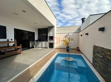 Casa · 153m² · 2 Quartos · 2 Vagas · Casa com piscina no Condomínio Horto Florestal Villagio - Porteira fechada