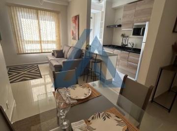Foto 01 · Apartamento para locação em Jundiaí-SP: 2 quartos, 2 salas, 1 banheiro, mobiliado no Condomínio Doce