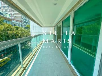 Foto 02 · Leblon, Quadra da Praia, Apartamento luxuoso de 200 m2, 4 suítes, 2 vagas em prédio com excelente ap