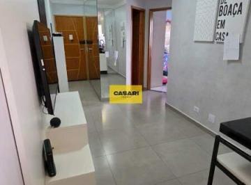 Apartamento · 99m² · 2 Quartos · 1 Vaga · Cobertura à venda na Vila Scarpelli – Santo André | Aproximadamente 99 m² | 2 dormitórios | Elevador