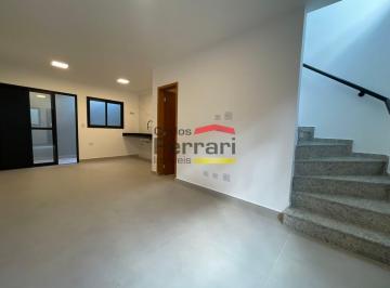 Casa · 65m² · 2 Quartos · 1 Vaga · Sobrado novo à venda em condomínio fechado próximo ao Horto Florestal, 2 suítes, 1 vaga e acabamento