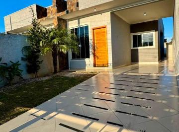 Casa · 81m² · 3 Quartos · 1 Vaga · CASA NOVA NO IGUAÇU EM ARAUCÁRIA! 03 QUARTOS, SUÍTE, QUINTAL, GARAGEM!!!