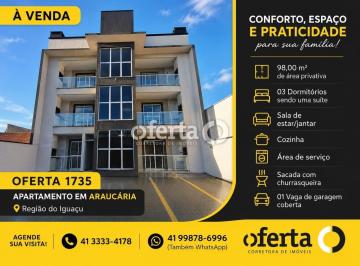 Apartamento · 98m² · 3 Quartos · 1 Vaga · Apartamento no Iguaçu, em Araucária
