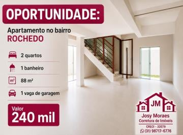 Apartamento de 2 quartos, Conselheiro Lafaiete · Apartamento de 88 m2 de 2 quartos no bairro Rochedo