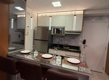 Apartamento · 38m² · 1 Quarto · 1 Vaga · Studio Mobiliado á venda Residencial Cidade Maia, 38m², Varanda Gourmet, Jardim Flor da Montanha