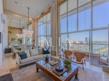 Apartamento · 251m² · 3 Quartos · 4 Vagas · Apartamento MOBILIADO para LOCAÇÃO no Panamby, com 3 suítes e 4 vagas, encima do Parque Burlex.