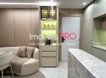 Apartamento · 30m² · 1 Quarto · LOCAÇÃO MOEMA - STUDIO MOBILIADO ALTO PADRÃO