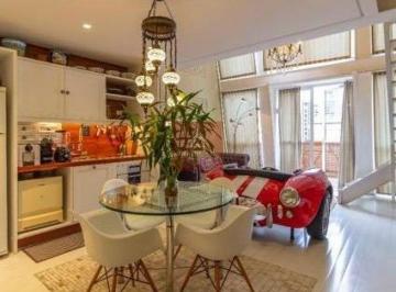 Apartamento · 109m² · 2 Quartos · 3 Vagas · Triplex mobiliado para locação no Jardim Paulista - Sofisticação e Conforto!