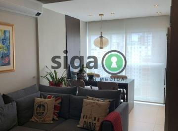 Apartamento · 37m² · 1 Quarto · 1 Vaga · Apartamento de Alto Padrão Mobiliado no Campo Belo com Projeto Assinado e Porteira Fechada.