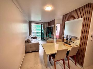 Apartamento · 56m² · 2 Quartos · 2 Vagas · Apartamento com 2 Quartos, Mobiliado, 56m², Andar Alto e Varanda Gourmet com Vista para Praia de Pon