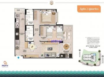3805b234c00fcef854ceac2f6bc2707de27f23db · Apartamento com 2 dormitórios à venda, 63 m² por R$ 650.000 - Santo Antônio - Niterói/RJ
