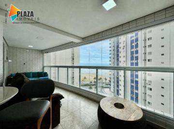 Apartamento · 80m² · 2 Quartos · 1 Vaga · Apartamento vista Mar mobiliado no Boqueirão - Praia Grande/SP